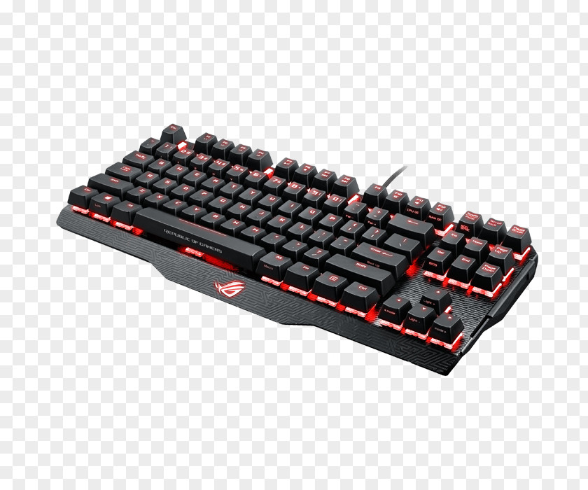 Cherry Computer Keyboard Gaming Keypad ASUS Numeric Keypads Republic Of Gamers PNG