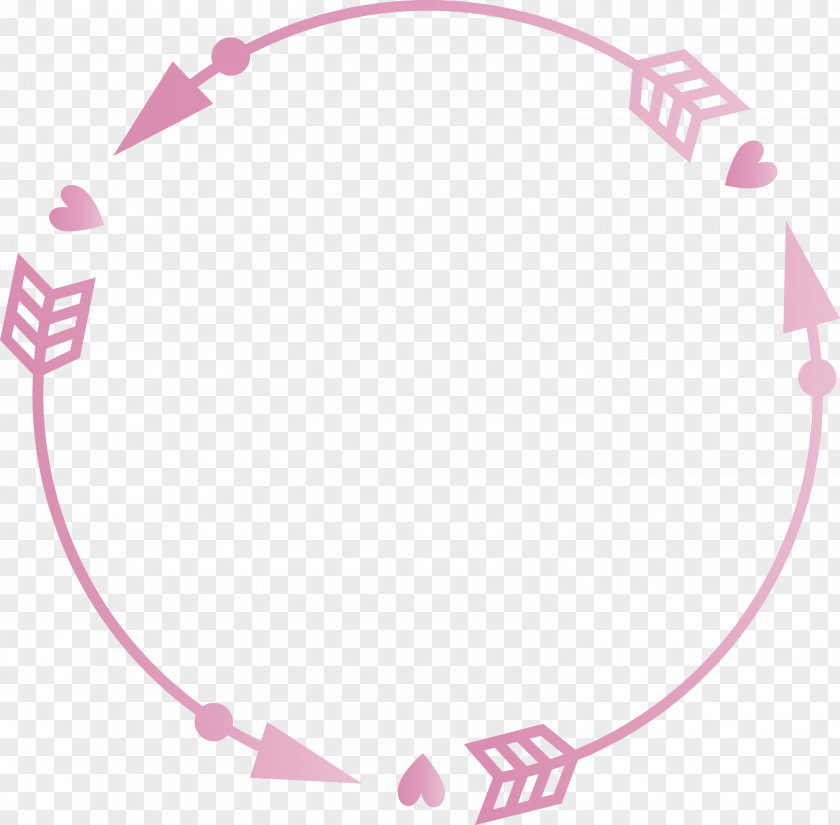 Circle Arrow Cute Hand Drawn PNG