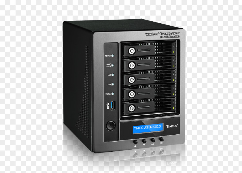 Cloud Computing Network Attached Storage N5810PRO Systems Data Thecus N5810 NAS Desktop Ethernet Lan Black Server PNG