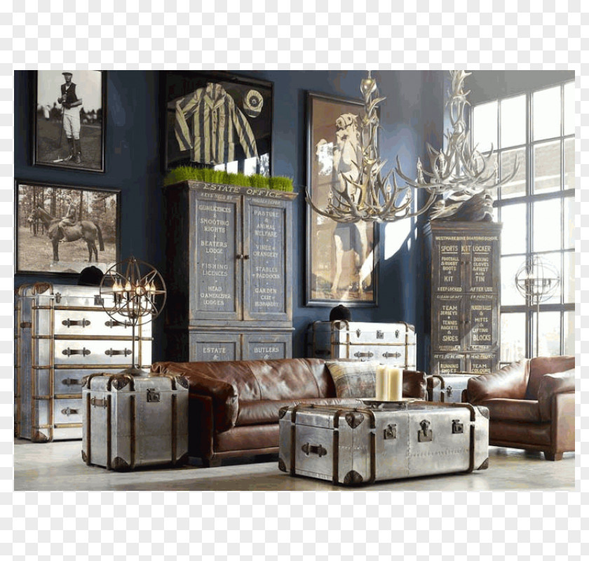 Table Industrial Style Living Room Interior Design Services PNG