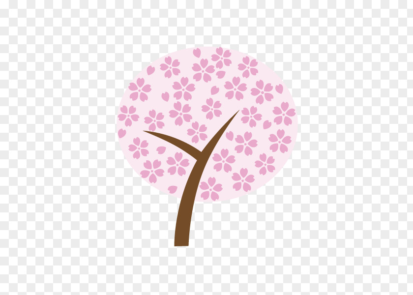 Pink Cherry Tree Download PNG