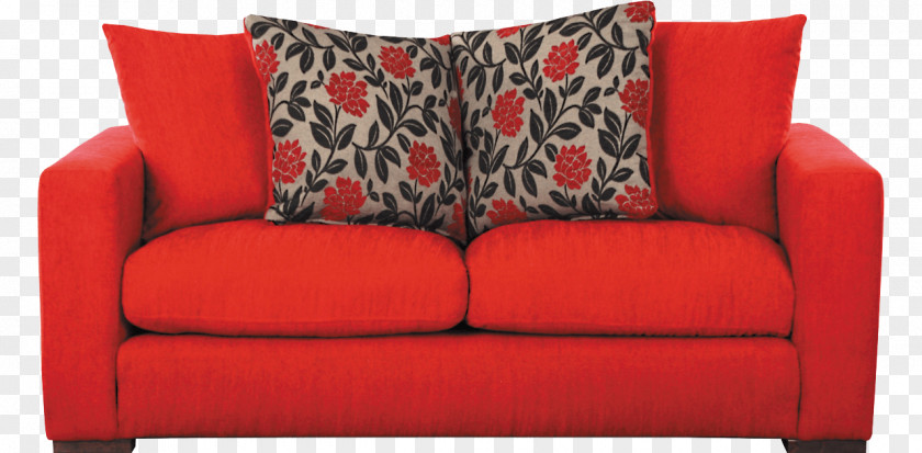 Red Sofa Image Couch Table Chair PNG