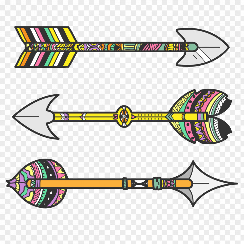 Tribal Vector Arrows Bow And Arrow Tribe Clip Art PNG