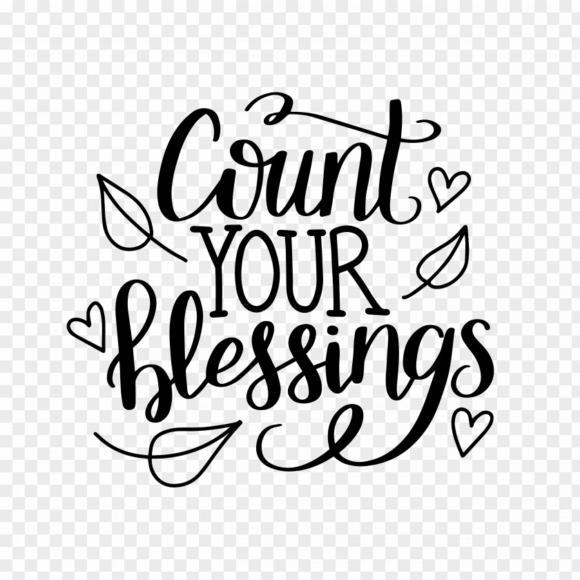 Count Your Blessings Clip Art PNG