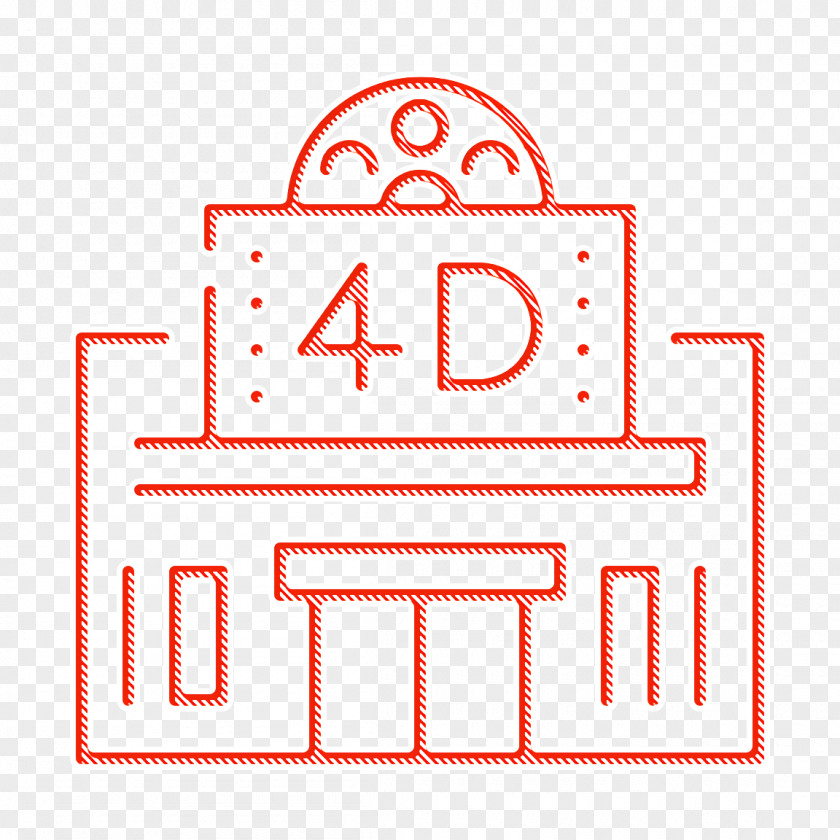 Movie Theater Icon Building PNG