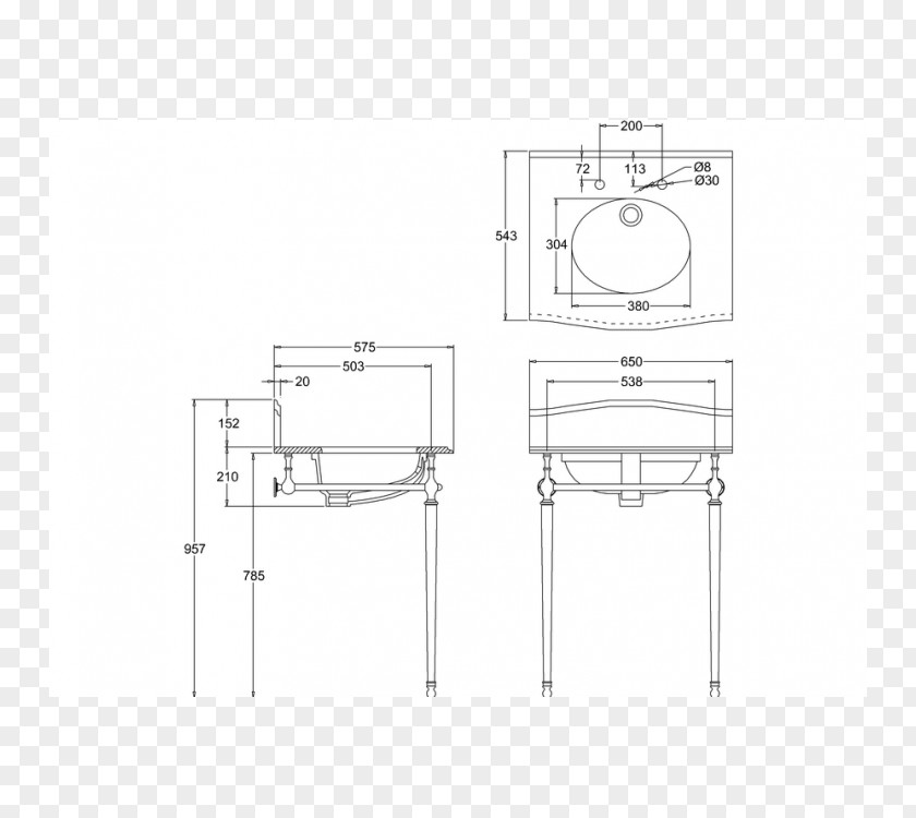 Table Carrara Sink Washstand Marble PNG