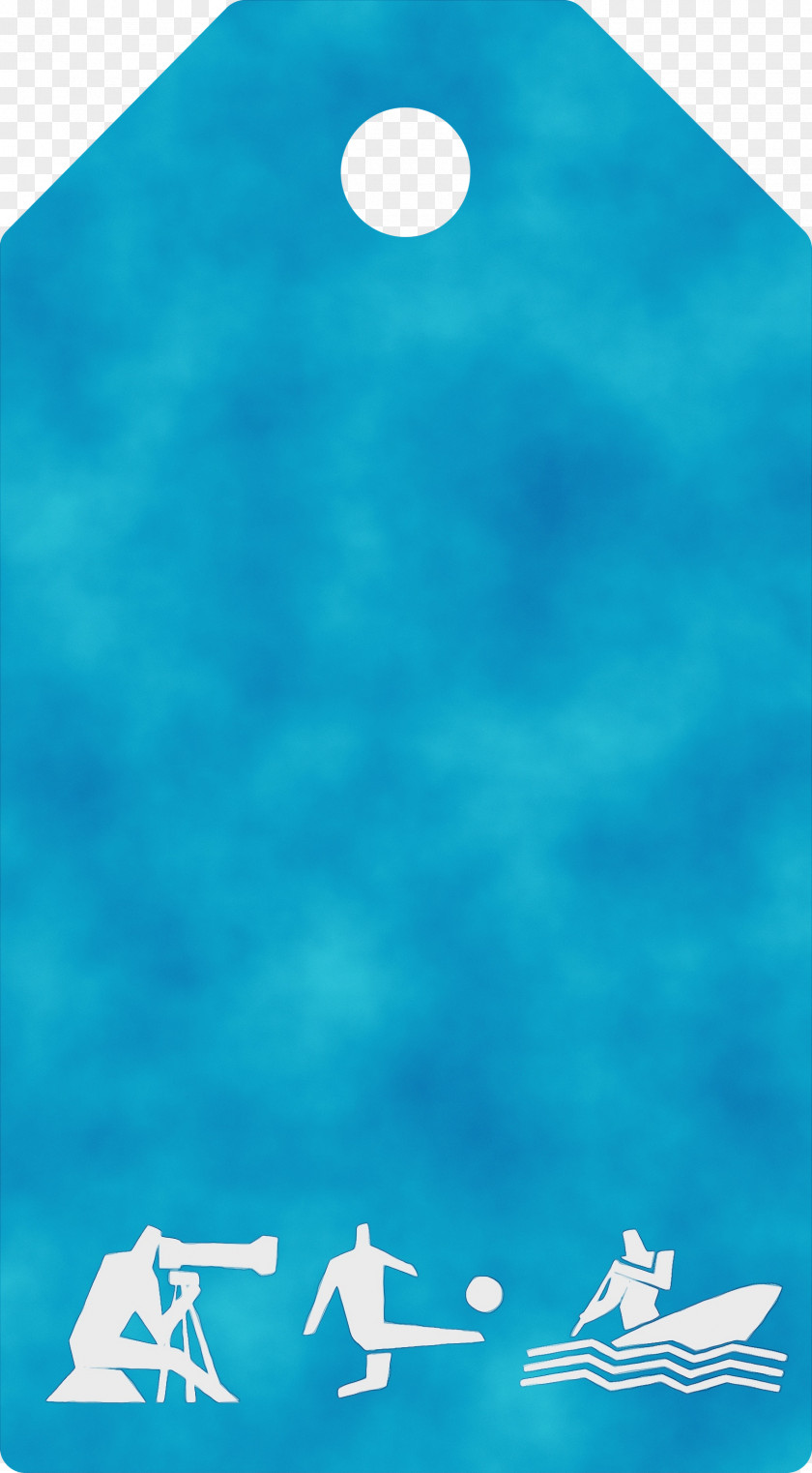 Daytime Turquoise Computer Font M PNG