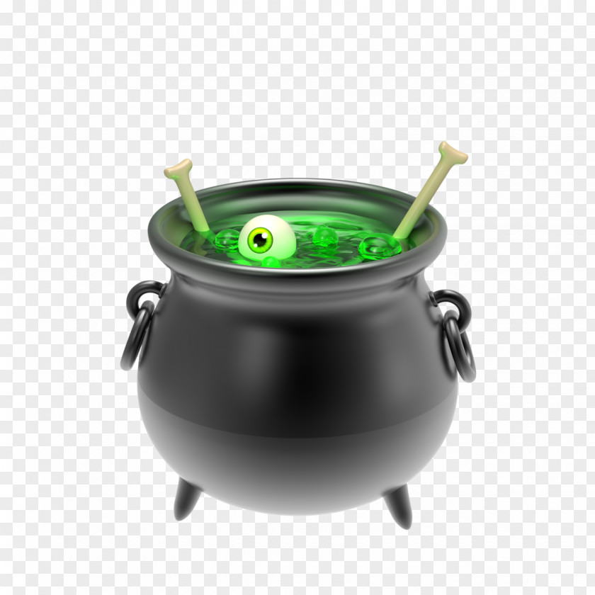 Fiddlehead Brewing Cauldron Clip Art Vector Graphics Illustration PNG