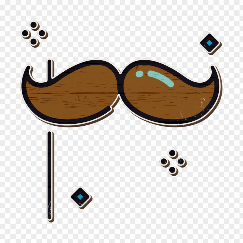 Birthday And Party Icon Moustache PNG