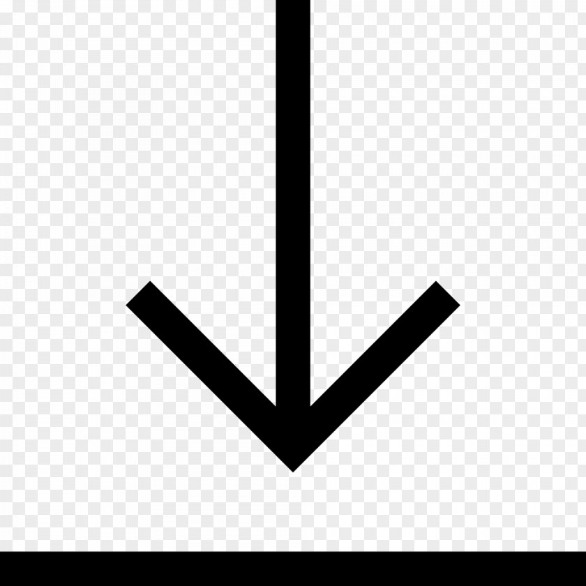 Down Arrow Logo Line Angle Brand PNG