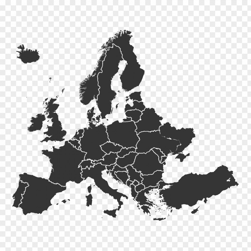 Europe Vector Map Royalty-free PNG