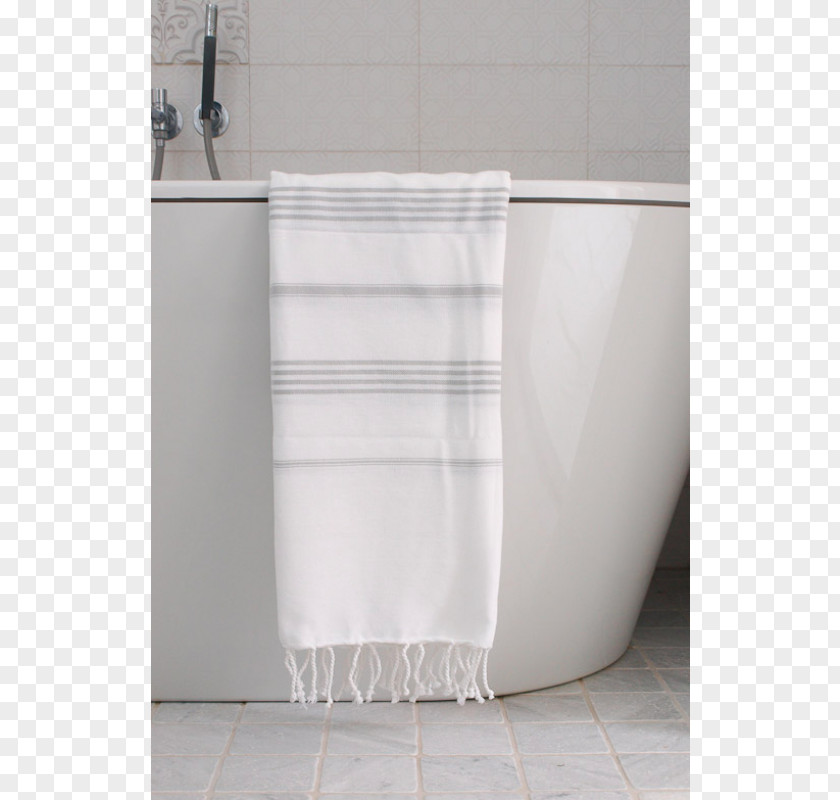 Hammam Towel White Color Cotton Blue PNG