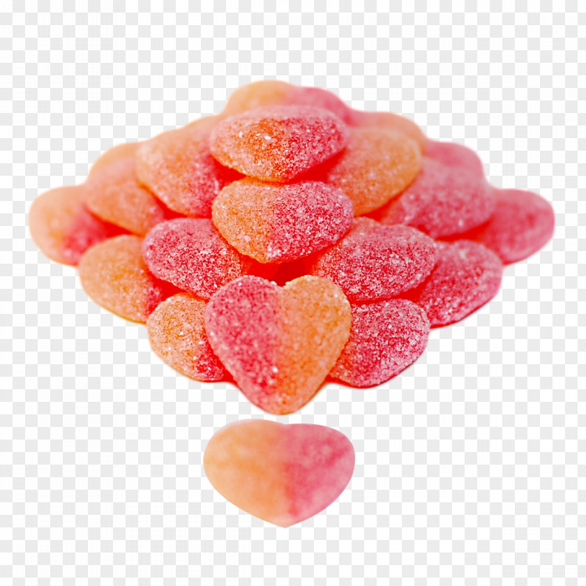 Heart-shaped Candy Eraser Gumdrop Chewing Gum Gummi Gummy Bear Lollipop PNG