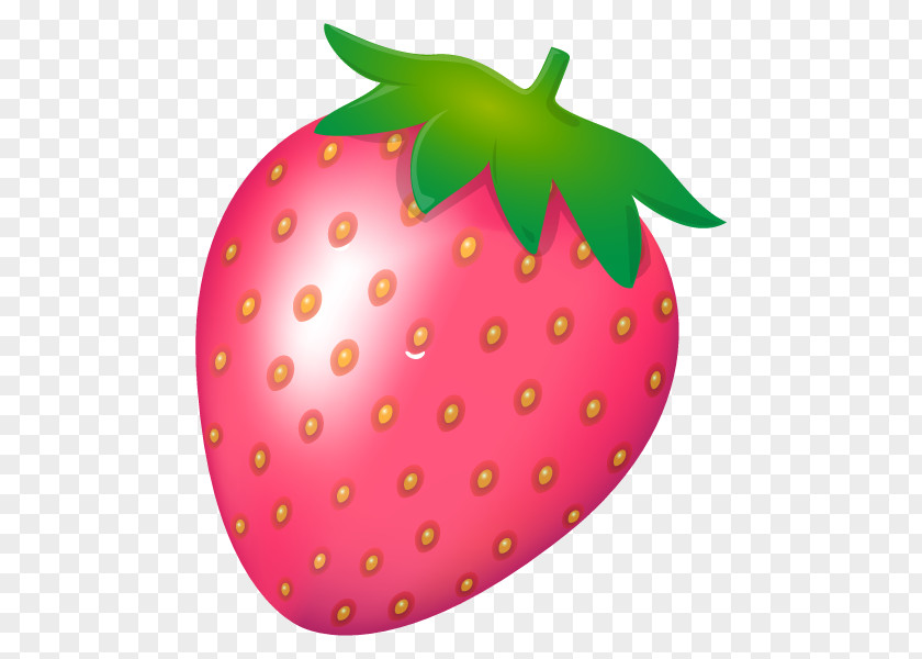 Strawberry Magenta Pattern PNG