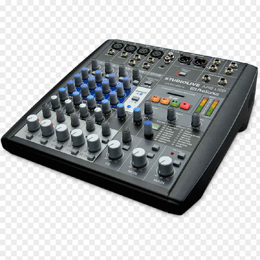 Audio Mixers PreSonus Mixing Stereophonic Sound PNG