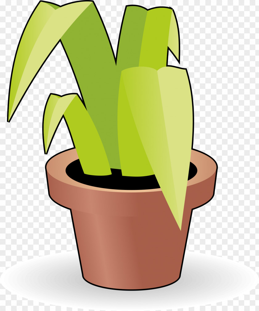 Cooking Pot Flower Clip Art PNG