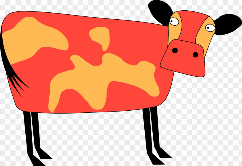 Cow Cattle Red Angus Clip Art PNG
