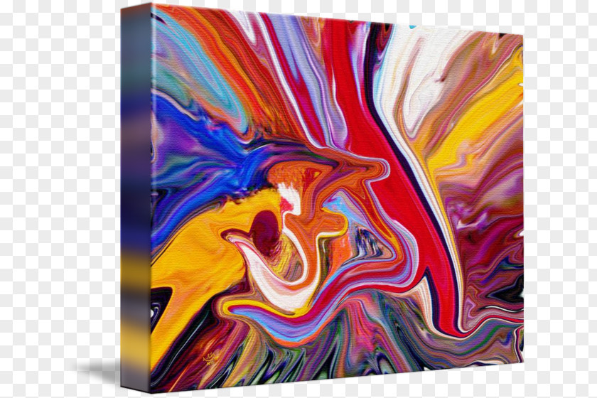 Painting Modern Art Canvas Print PNG