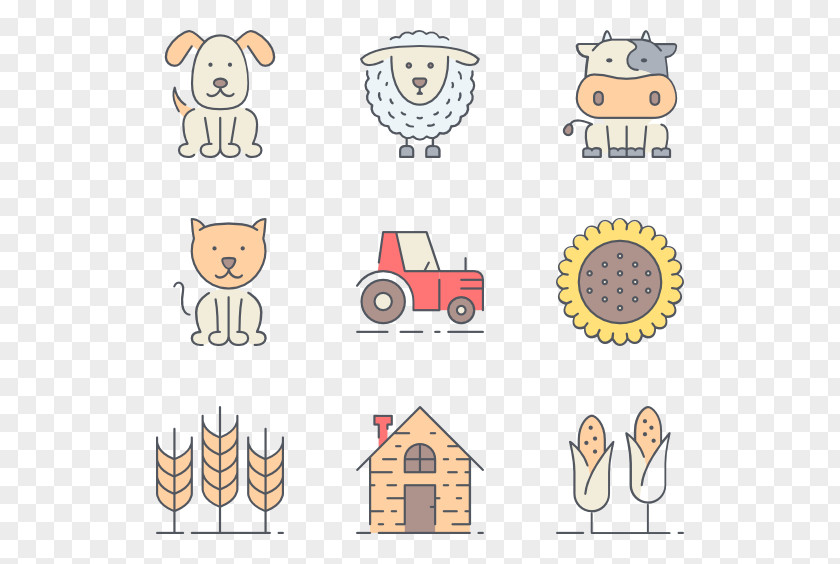 Village Vector Clip Art PNG