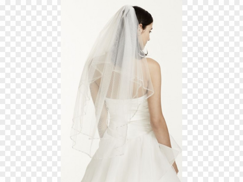 Wedding Dress David's Bridal Veil Shoulder Headpiece PNG