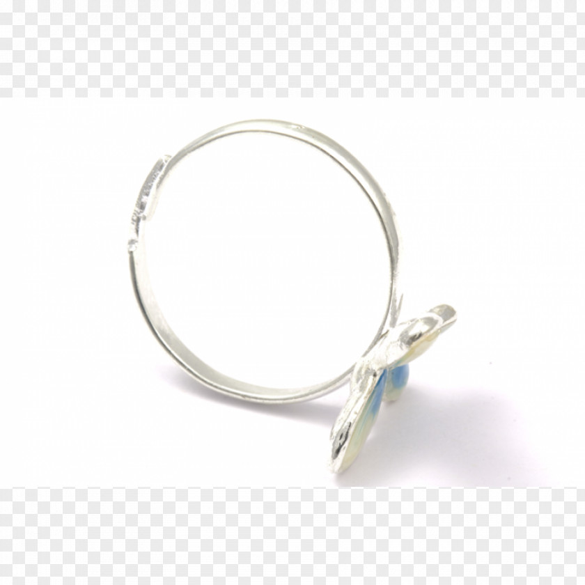 Blue Ring Silver Body Jewellery Platinum PNG