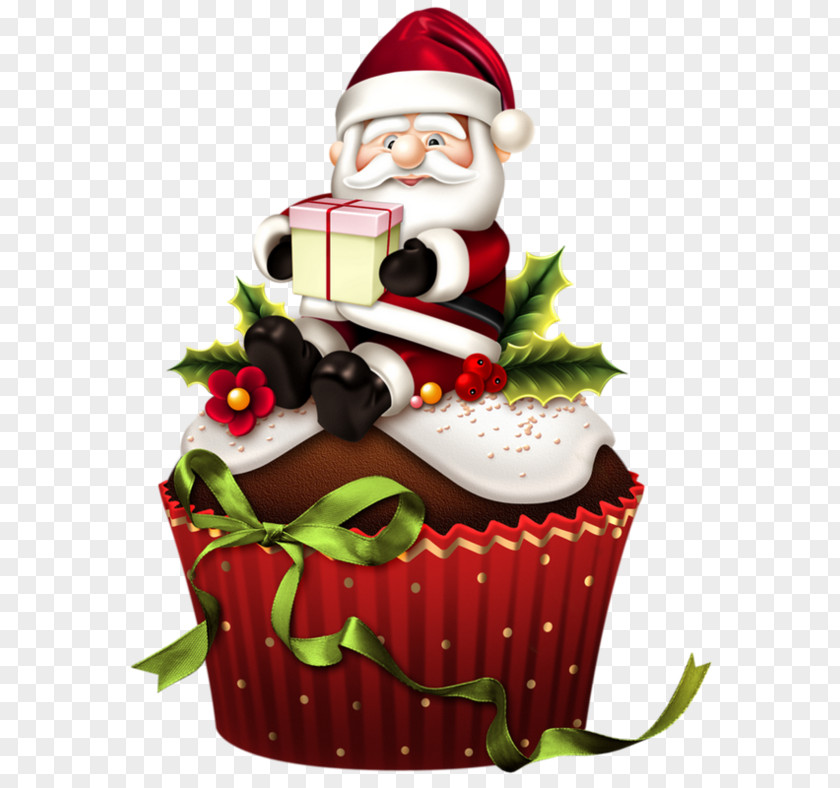 Festive Atmosphere Cupcake Christmas Cake Recipes PNG