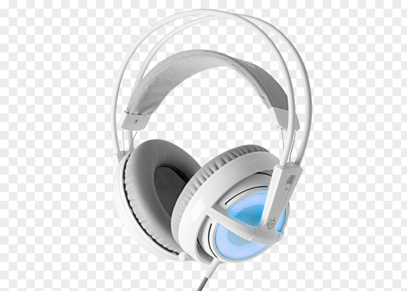 Headphones SteelSeries Siberia V2 Black Full-Size Headset Video Game PNG