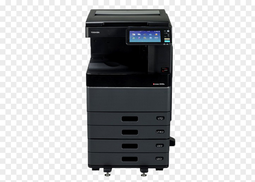 Photocopying Photocopier Multi-function Printer Toshiba Standard Paper Size Printing PNG