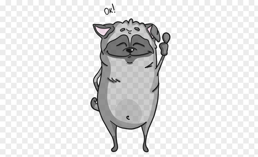 Pug Sticker Clip Art Telegram Snout PNG