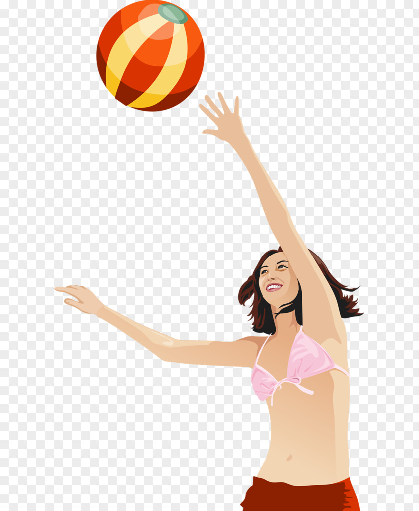 Volleyball Beach Sport PNG