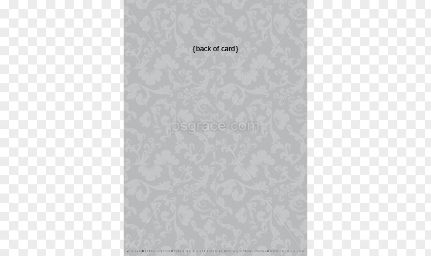 Bridal Shower Grey Pattern PNG