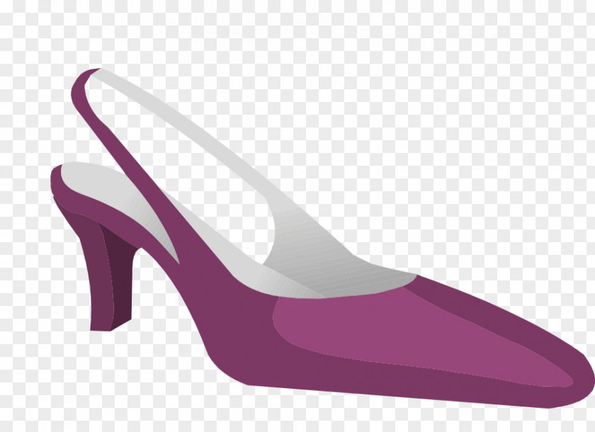 Eggplant Heels Shoe High-heeled Footwear PNG