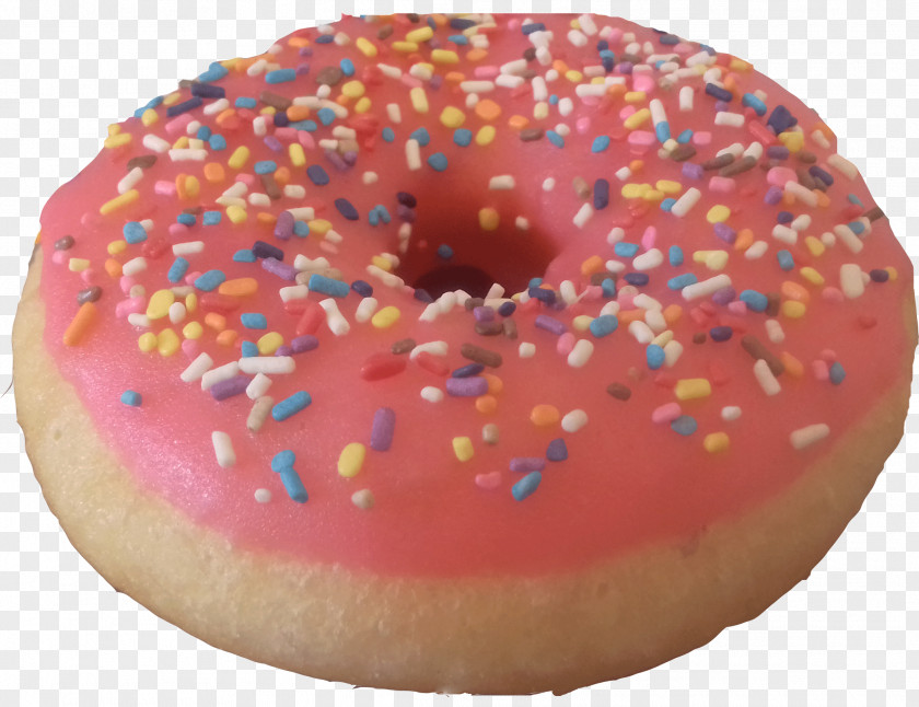 Homero Donuts Sprinkles Glaze Pastry Dessert PNG