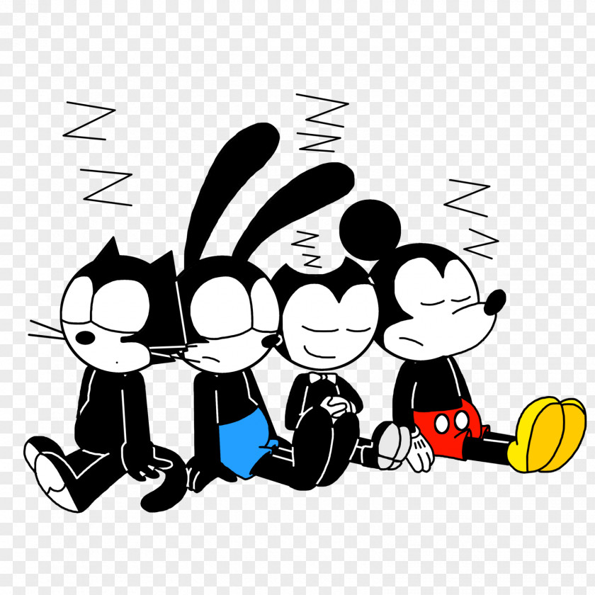 Oswald The Lucky Rabbit Bendy And Ink Machine Mickey Mouse Felix Cat Cartoon PNG