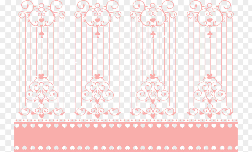 Pink Wedding Elements Wall Visual Arts Petal Area Pattern PNG