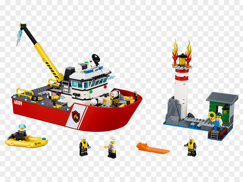Toy LEGO 60109 City Fire Boat 60134 Fun In The Park People Pack 60110 Station PNG