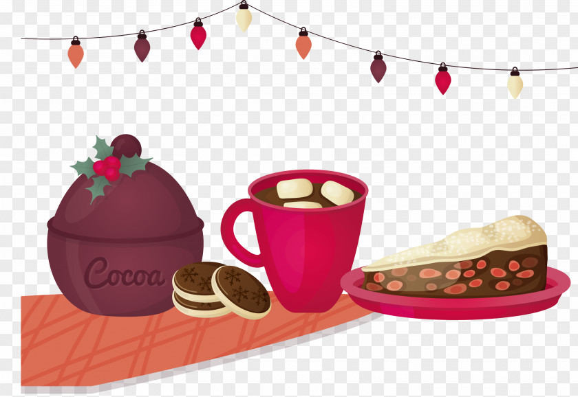 Vector Illustration Coffee Dessert PNG