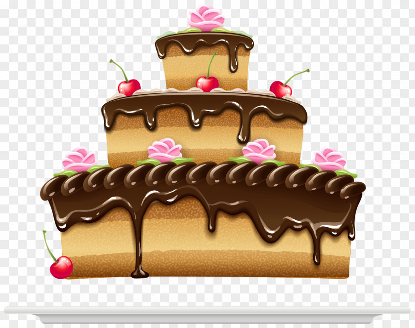 Cake Birthday Cupcake Wedding Chocolate PNG