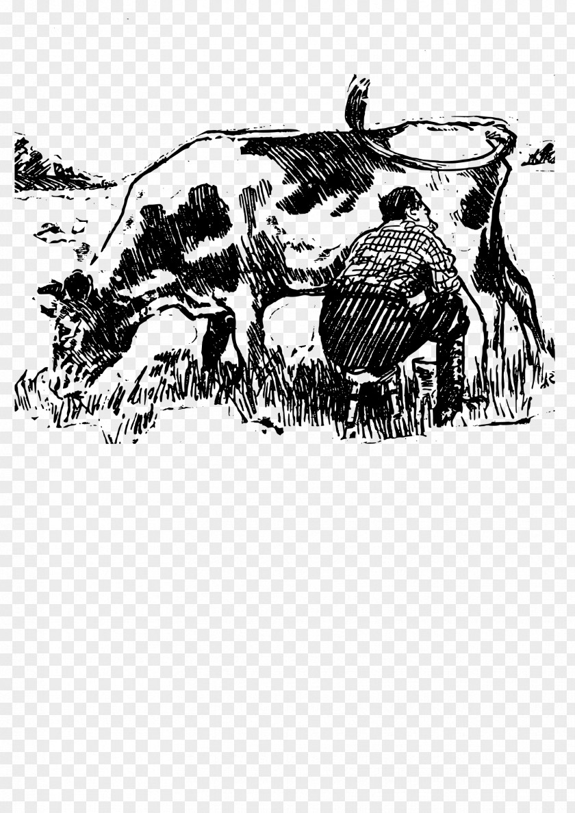 Cow Milk Cattle PNG