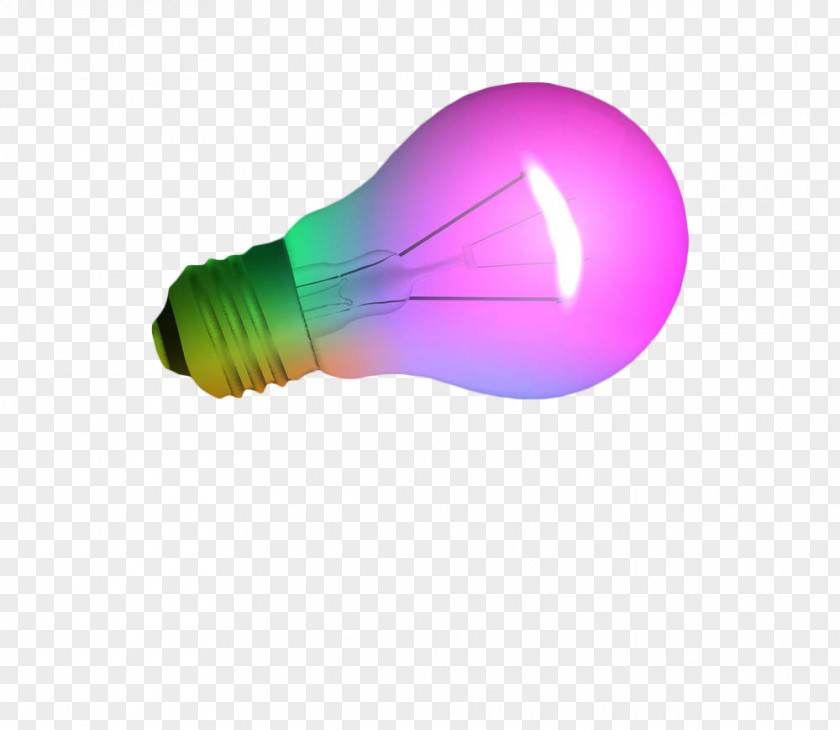 Purple Light Bulb Green Energy PNG