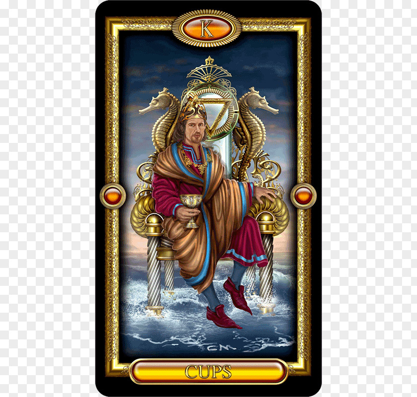 Queen The Gilded Tarot Gothic Compendium Playing Card Of Wands PNG
