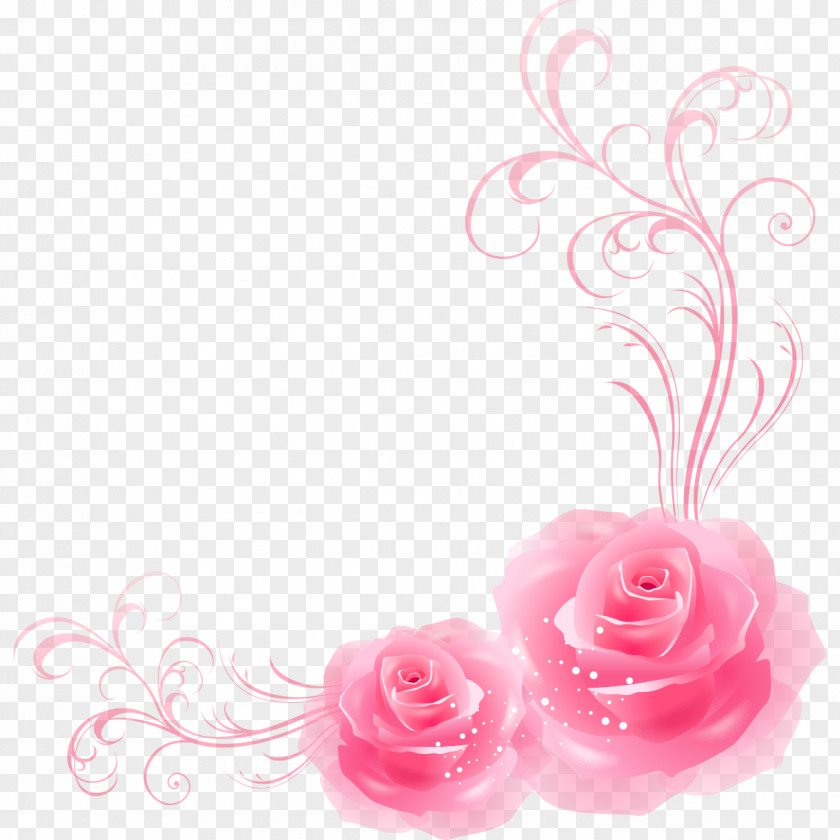 Rose Decoration Garden Roses Pink Beach PNG