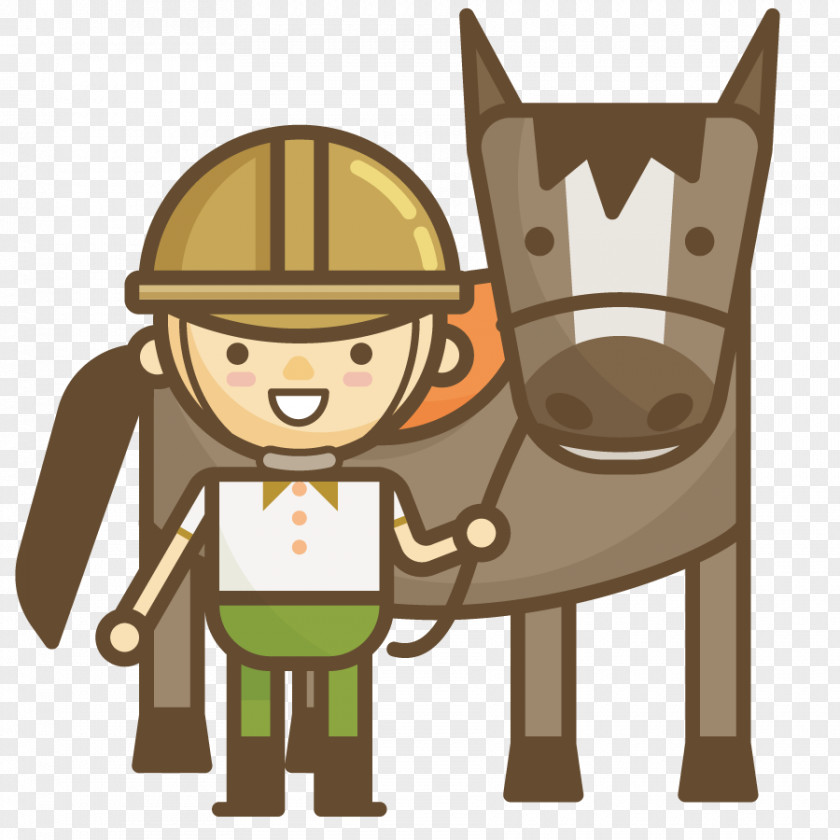 Vector Characters Horse Show Cartoon Illustration PNG