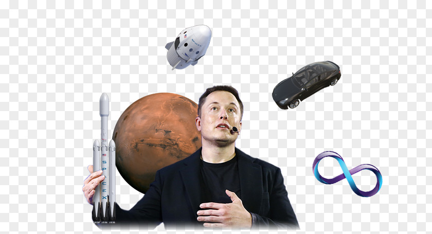 Elon Musk Microphone Future Vision Public Relations Man PNG