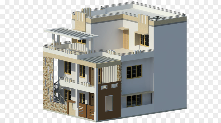 3D BUILDING Architecture Property Architectural Plan Facade PNG