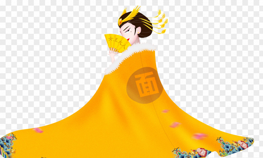 Cartoon Robe Queen Adults Animation Illustration PNG