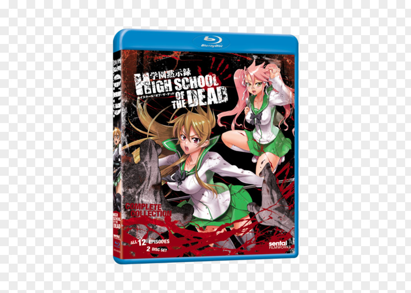 High School Of The Dead Highschool Sentai Filmworks Blu-ray Disc Animated Film DVD PNG