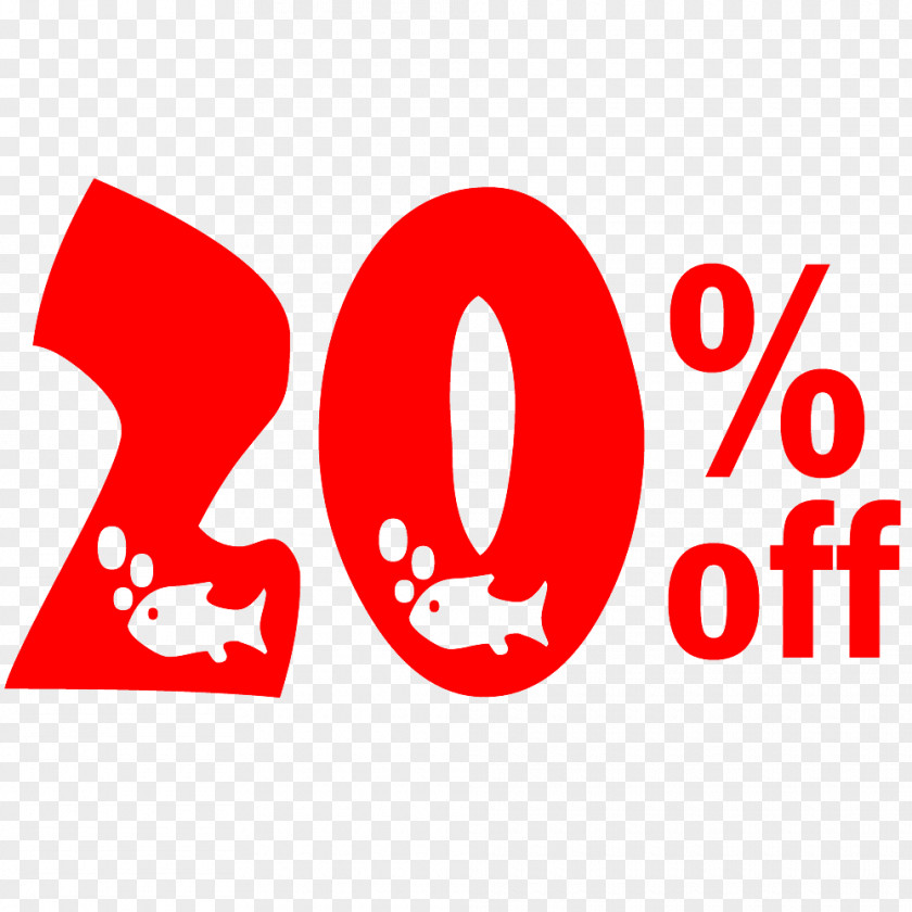New Year Sale 20% Off Discount Tag. PNG