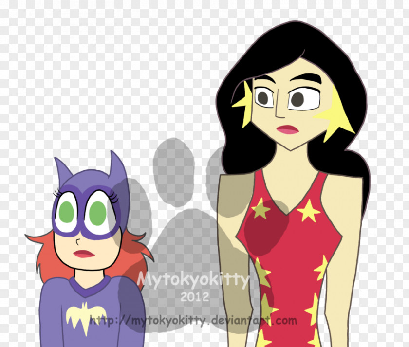 Batgirl Art Face PNG