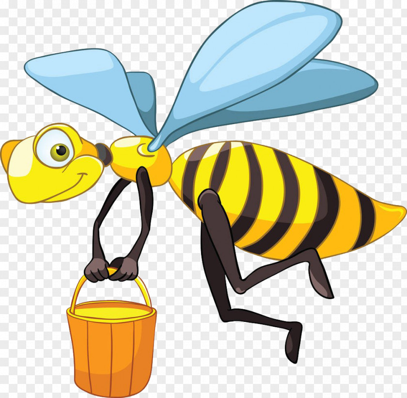 Bees And Honey Bee Royalty-free Illustration PNG